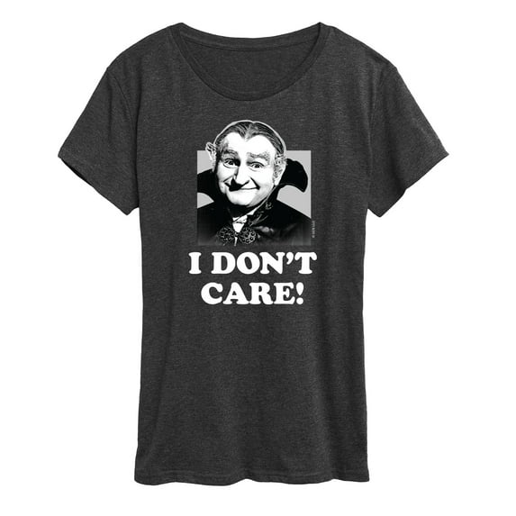 The Munsters - Grandpa I Dont Care- Women's Short Sleeve Graphic Tee
