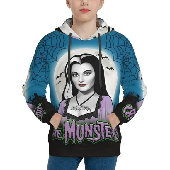The Munsters Hoodie, Casual Unisex Youth Hoodie, Fashion Novelty Long Sleeve Pullover Sweatshirt Hooded For Kid, Teens And Adults