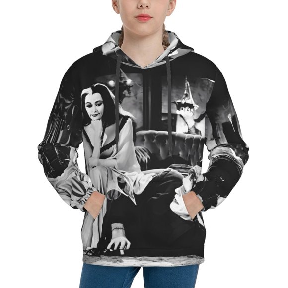 The Munsters Hoodie, Casual Unisex Youth Hoodie, Fashion Novelty Long Sleeve Pullover Sweatshirt Hooded For Kid, Teens And Adults