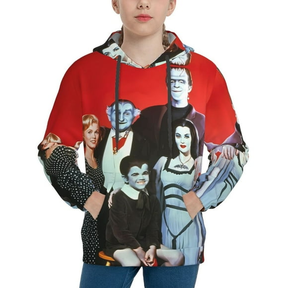 The Munsters Hoodie, Casual Unisex Youth Hoodie, Fashion Novelty Long Sleeve Pullover Sweatshirt Hooded For Kid, Teens And Adults