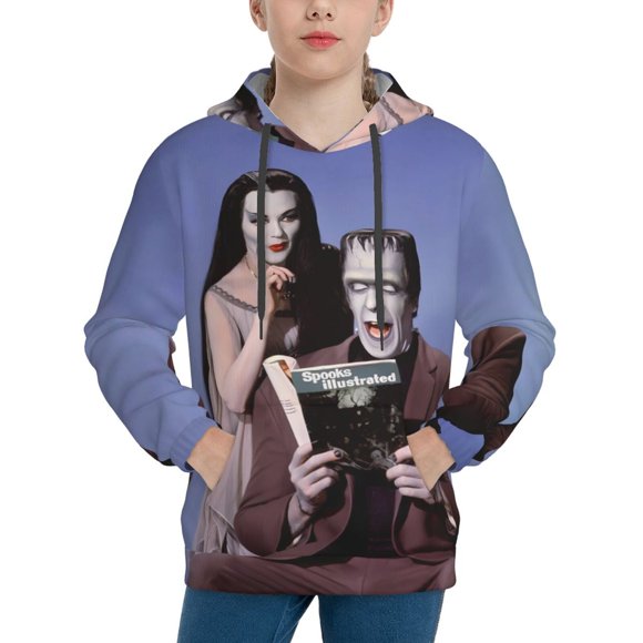 The Munsters Hoodie, Casual Unisex Youth Hoodie, Fashion Novelty Long Sleeve Pullover Sweatshirt Hooded For Kid, Teens And Adults