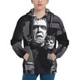 thumbnail image 1 of The Munsters Hoodie, Casual Unisex Youth Hoodie, Fashion Novelty Long Sleeve Pullover Sweatshirt Hooded For Kid, Teens And Adults, 1 of 9