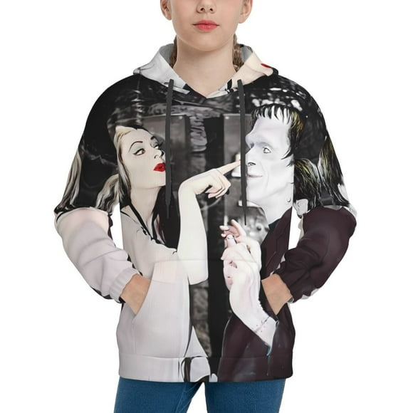 The Munsters Hoodie, Casual Unisex Youth Hoodie, Fashion Novelty Long Sleeve Pullover Sweatshirt Hooded For Kid, Teens And Adults