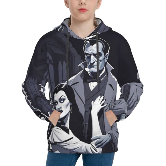 The Munsters Hoodie, Casual Unisex Youth Hoodie, Fashion Novelty Long Sleeve Pullover Sweatshirt Hooded For Kid, Teens And Adults