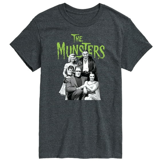 The Munsters - Munsters Bw Family Portrait- Men's Short Sleeve T-Shirt