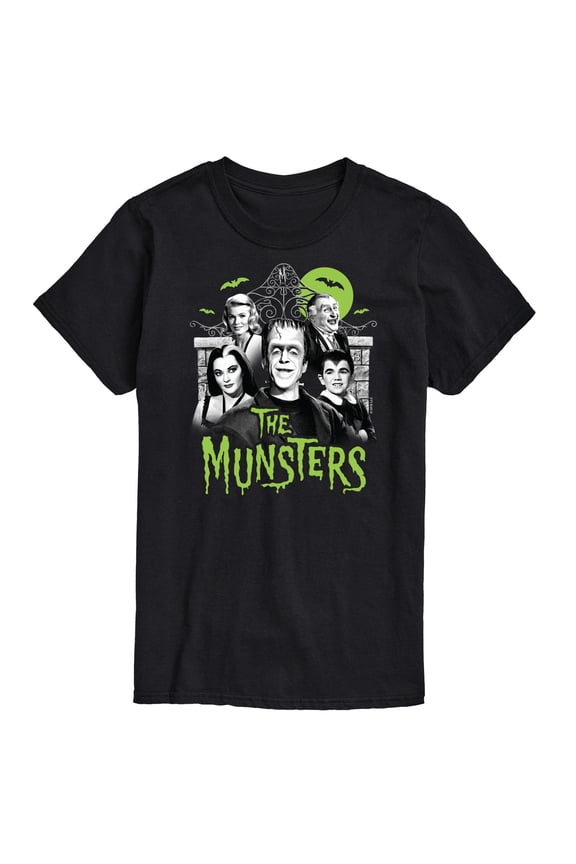 - Munsters Family Collage - Men's Short Sleeve T-Shirt