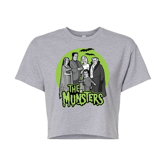 The Munsters - Munsters Family Drawing - Junior's Cropped Tee