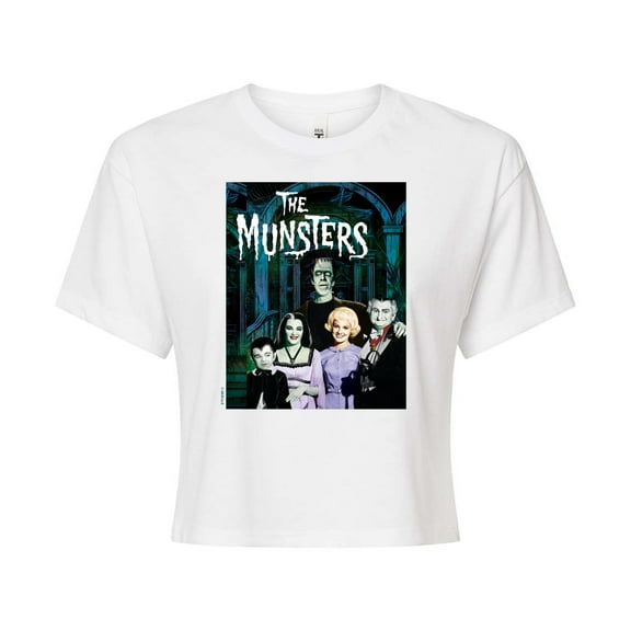 The Munsters - Munsters Family Group- Junior's Cropped Tee