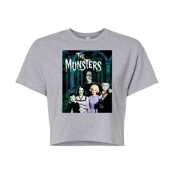 The Munsters - Munsters Family Group- Junior's Cropped Tee