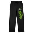 thumbnail image 1 of The Munsters Series Title Logo Men's Black Graphic Sleep Pants-Medium, 1 of 4