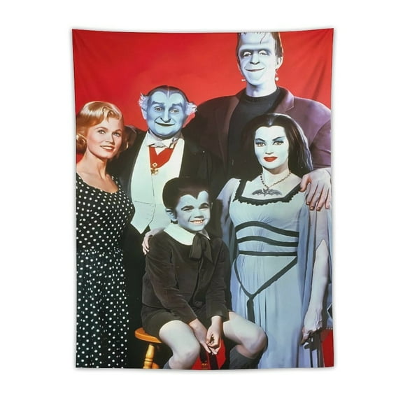 The Munsters Tapestry Wall Hanging, Elegant Wall Hanging Tapestries Wall Art for Bedroom Decor, Outdoor, Parties 30"x40"
