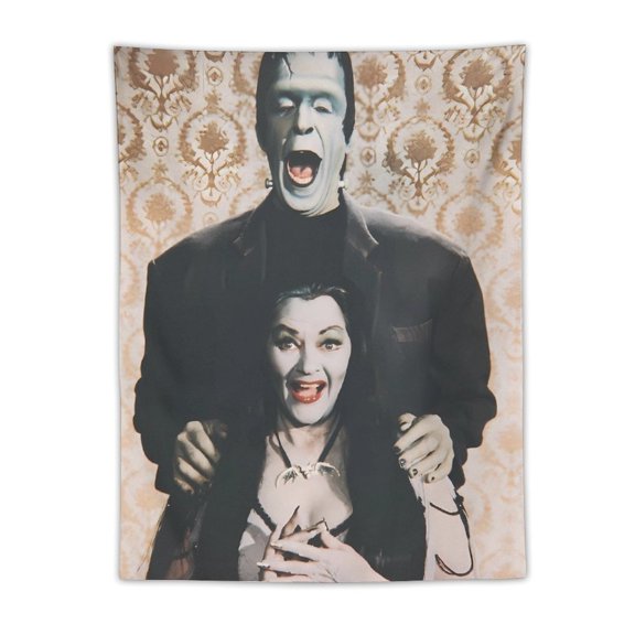 The Munsters Tapestry Wall Hanging, Elegant Wall Hanging Tapestries Wall Art for Bedroom Decor, Outdoor, Parties 30"x40"
