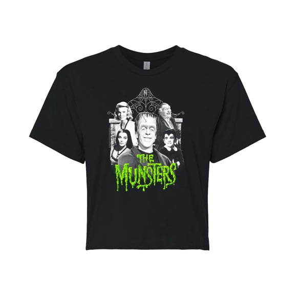 The Munsters - The Munsters Art - Junior's Cropped Tee