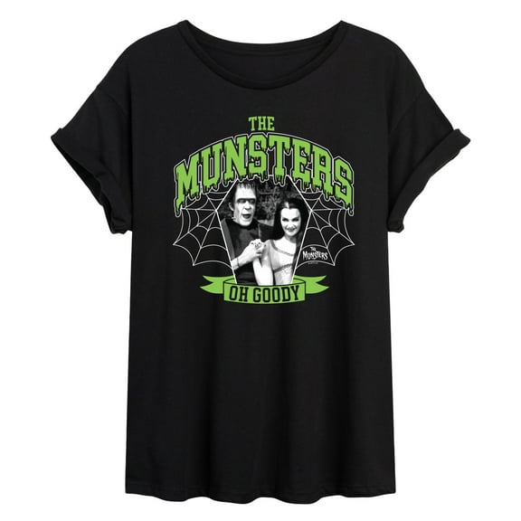 The Munsters - The Munsters Collegiate - Women's Oversized Graphic T-Shirt