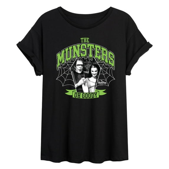 The Munsters - The Munsters Collegiate - Women's Oversized Graphic T-Shirt