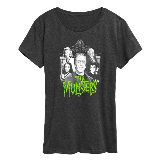 The Munsters - The Munsters Family Group With Grandpa And Cousin - Women's Short Sleeve Graphic Tee