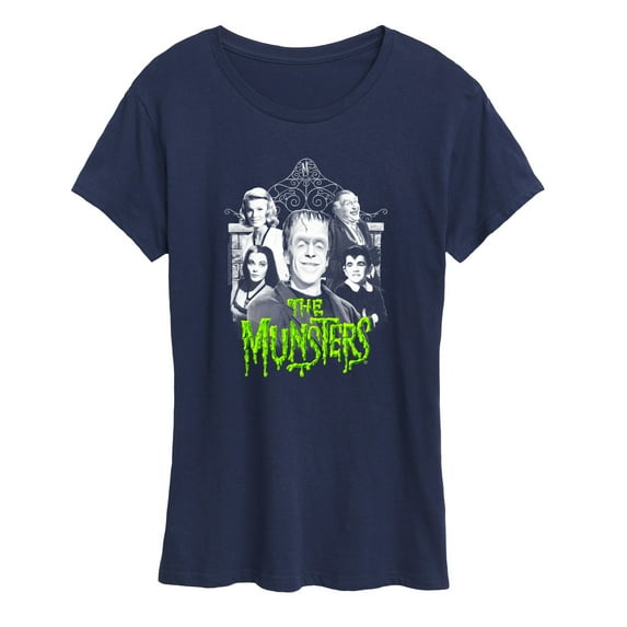 The Munsters - The Munsters Family Group With Grandpa And Cousin - Women's Short Sleeve Graphic Tee