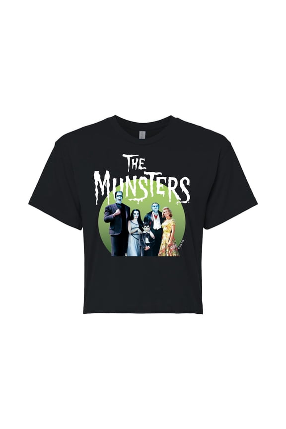 - The Munsters Group Photo - Junior's Cropped Tee