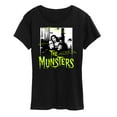 thumbnail image 1 of The Munsters - The Munsters Neon - Women's Short Sleeve Graphic Tee, 1 of 5