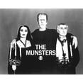 thumbnail image 1 of The Munsters with CBS logo De Carlo Gwynne & Lewis hold candles 8x10 inch photo, 1 of 1