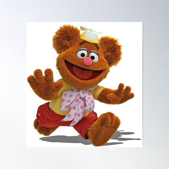 The Muppet Babies Fozzie Bear 2 Poster Wall Art, Modern Wall Decor For Living Room Bedroom, 16x24 UNFRAMED