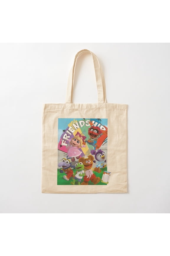 The Muppet Babies Friendship Canvas Tote Bags, Reusable Shopping Bag