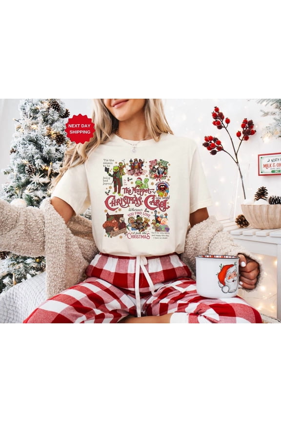 The Muppet Carol Shirt, Kermit Movie Tee, Retro T-Shirt, Festive Muppets Sweatshirt, Family All Size S-5Xl