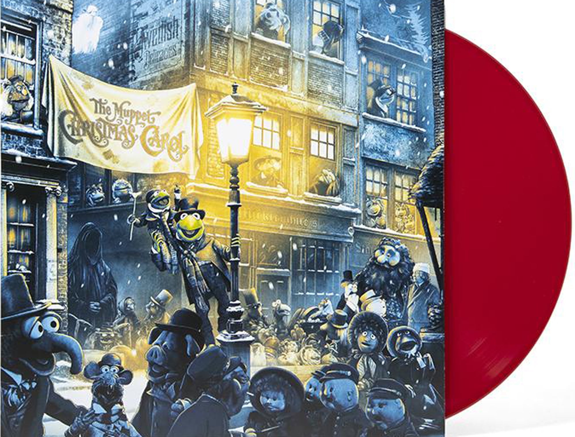 The Muppet Christmas Carol Soundtrack - Ghosts Of Christmas Yet To Come Red Colored Vinyl LP Record