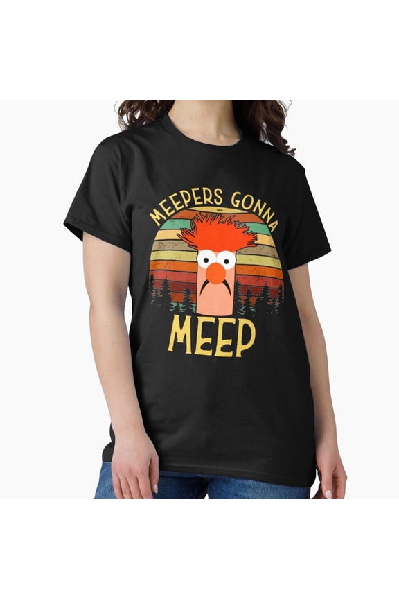 The Muppet Show Beaker Meepers Gonna Meep Gift H34359 Unisex T-Shirt, Up to 5XL Available