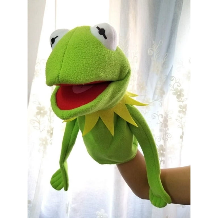 Stuffed Kermit The Frog Toy, Frog Puppet Show Plush