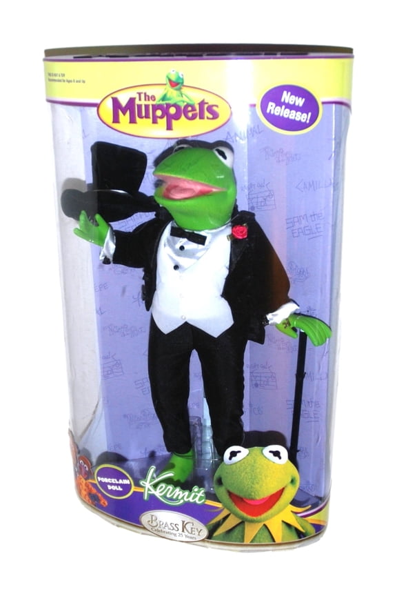The Muppets; 12" Kermit (Porcelain Doll)