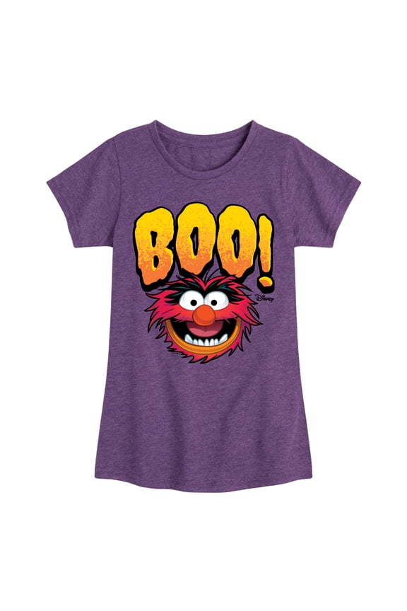 - Animal Boo - Toddler & Youth Girls Short Sleeve Graphic T-Shirt