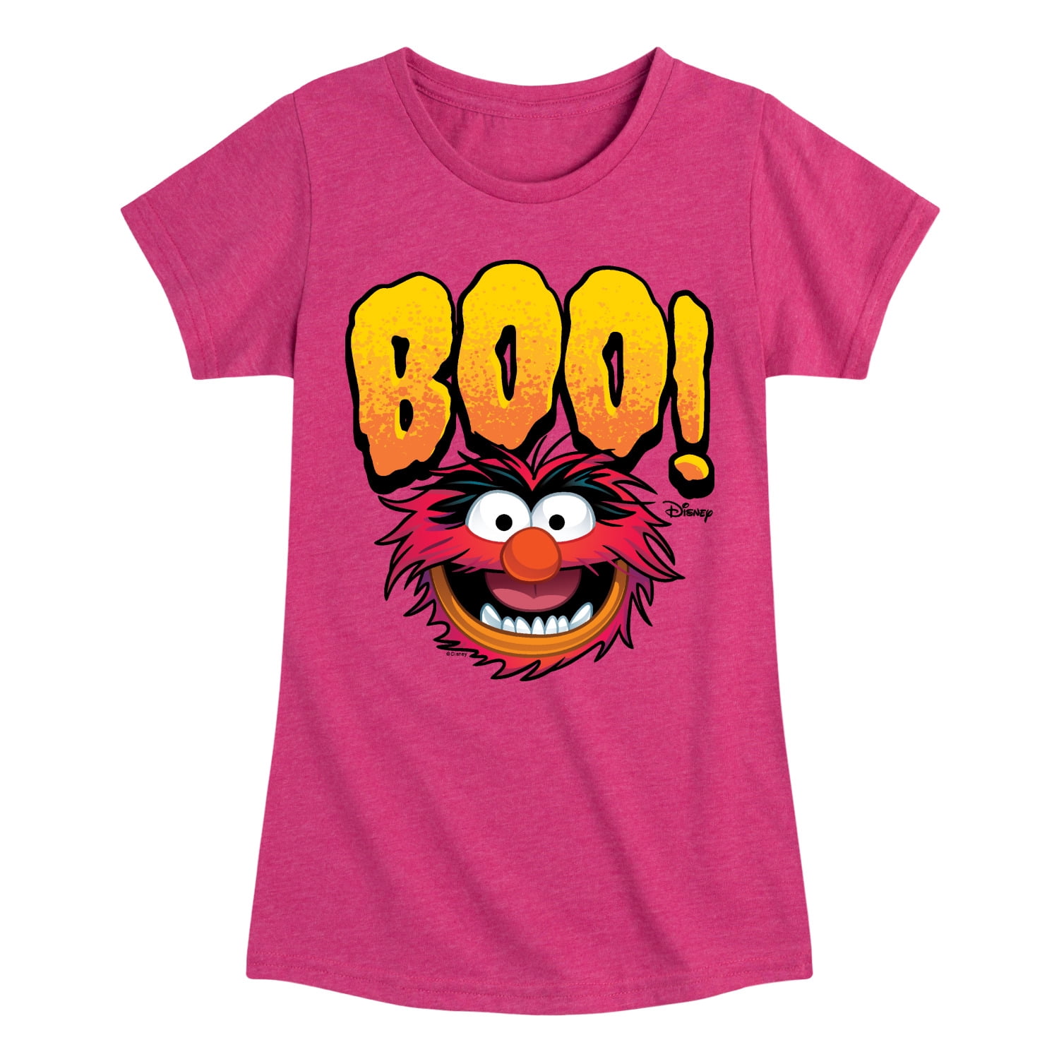 The Muppets - Animal Boo - Toddler & Youth Girls Short Sleeve Graphic T ...