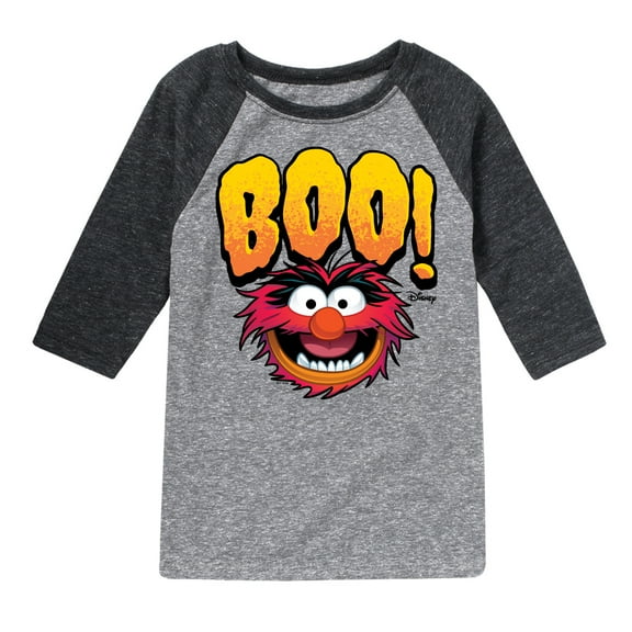 The Muppets - Animal Boo - Toddler & Youth Raglan Graphic T-Shirt