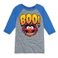 thumbnail image 1 of The Muppets - Animal Boo - Toddler & Youth Raglan Graphic T-Shirt, 1 of 3