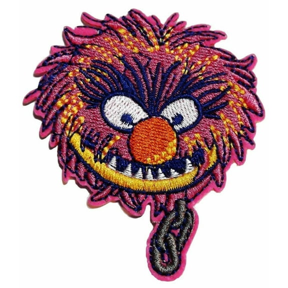 The Muppets Animal Cartoon Character 2 1/4" Tall Embroidered Patch