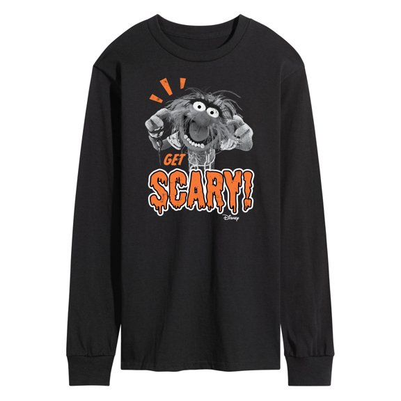 The Muppets - Animal Get Scary - Adult Long Sleeve Tee