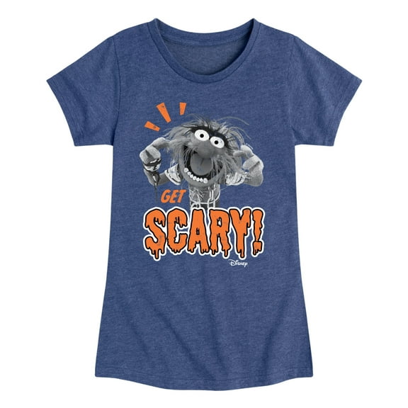 The Muppets - Animal Get Scary  - Toddler & Youth Girls Short Sleeve Graphic T-Shirt