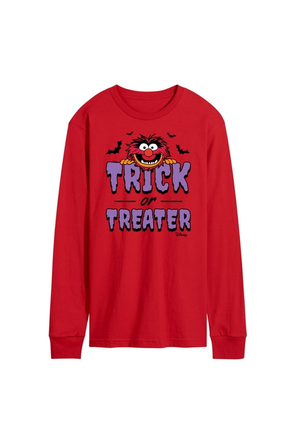 - Animal Trick Or Treater - Adult Long Sleeve Tee