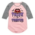thumbnail image 1 of The Muppets - Animal Trick Or Treater - Toddler & Youth Girls Raglan Graphic T-Shirt, 1 of 3