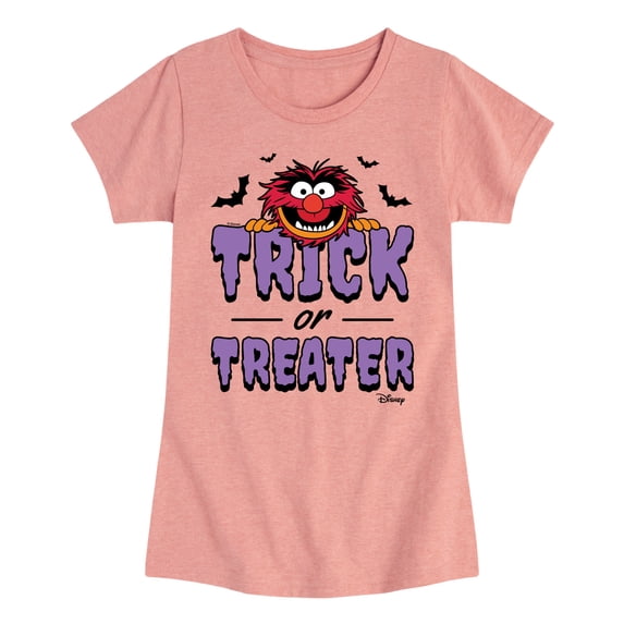 The Muppets - Animal Trick Or Treater - Toddler & Youth Girls Short Sleeve Graphic T-Shirt