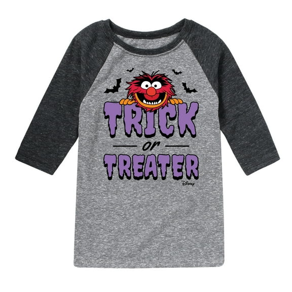 The Muppets - Animal Trick Or Treater - Toddler & Youth Raglan Graphic T-Shirt