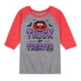 thumbnail image 1 of The Muppets - Animal Trick Or Treater - Toddler & Youth Raglan Graphic T-Shirt, 1 of 1
