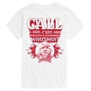 The Muppets - Call Miss Piggy Men's Short Sleeve Graphic T-Shirt