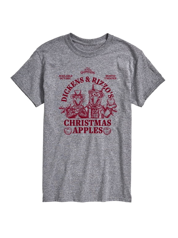 - Christmas Dickens Rizzo Apples Men's Short Sleeve Graphic T-Shirt