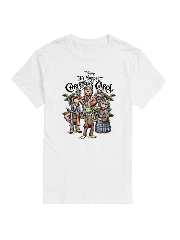 - Christmas Muppets Carol Collage Men's Short Sleeve Graphic T-Shirt