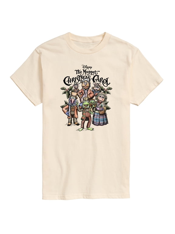 - Christmas Muppets Carol Collage Men's Short Sleeve Graphic T-Shirt