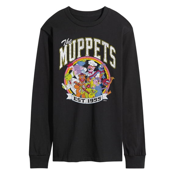 The Muppets - Collegiate - Men's Long Sleeve Graphic T-Shirt