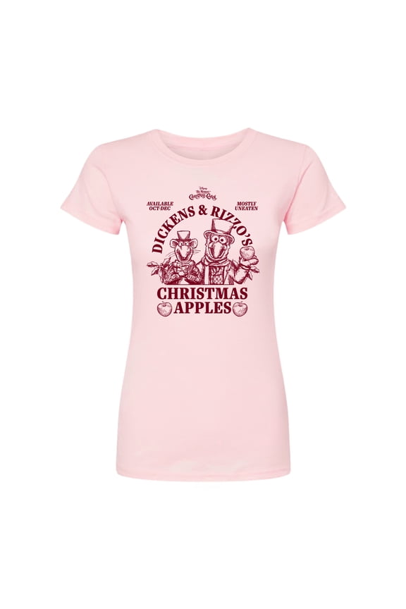 - Dickens Rizzo Apples - Juniors Fitted Short Sleeve Graphic T-Shirt