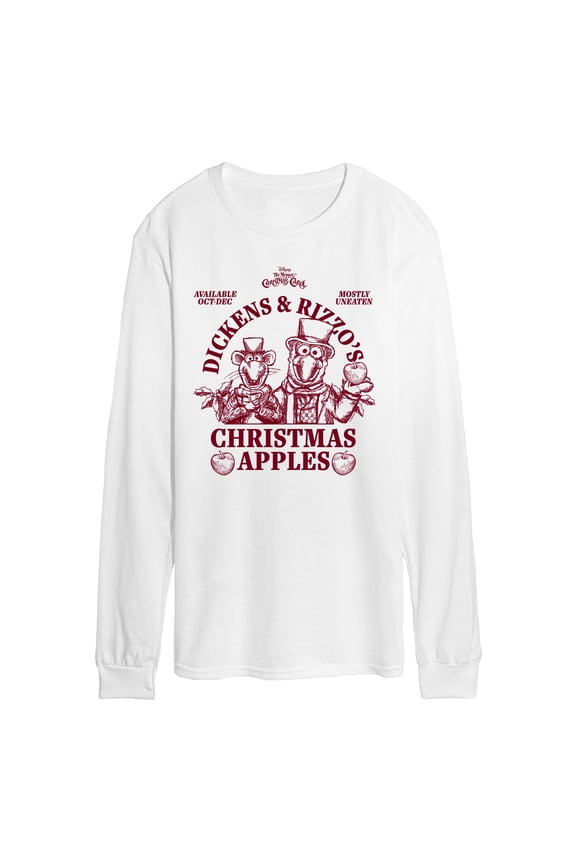 - Dickens Rizzo Apples - Men's Long Sleeve Graphic T-Shirt